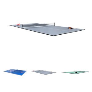 RACK Virgo Table Tennis Conversion Top for Billiard/Pool Table 4 Piece (Gray)
