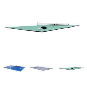 RACK Virgo Table Tennis Conversion Top for Billiard/Pool Table 4 Piece (Green)
