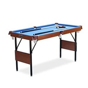 RACK Crucis 5.5-Foot Folding Billiard/Pool Table (Blue)