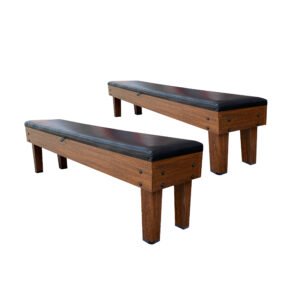 RACK Tuscany 6-Foot Storage Bench (Brown) - Set of 2